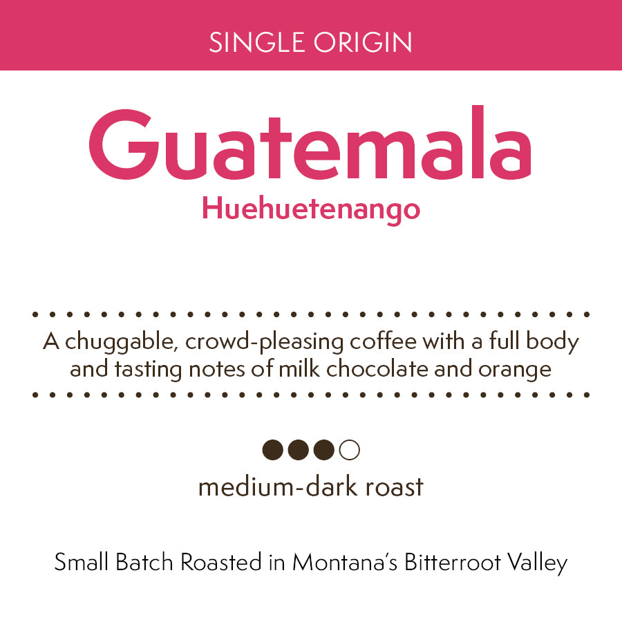 Guatemala Huehuetenango coffee